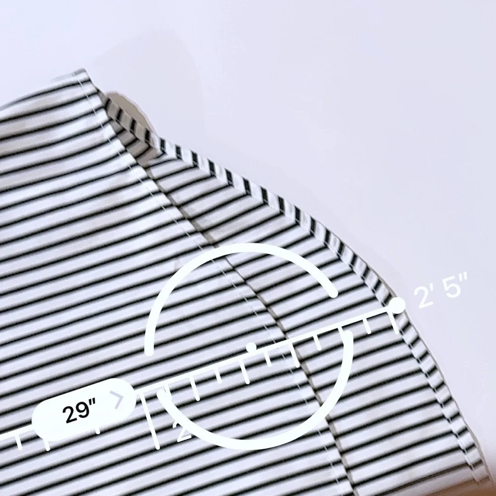 Lauren Ralph Lauren Two Tone White/Black Stripe Cotton Button Down Shirt Size 2X - Picture 9 of 12